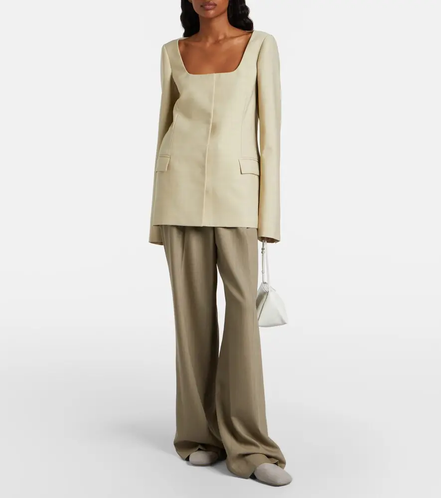 Calvin Klein Collection Fernanda wool-blend wide-leg pants | Thumbnail 5 Calvin Klein Collection Fernanda wool-blend wide-leg pants | Thumbnail 5
