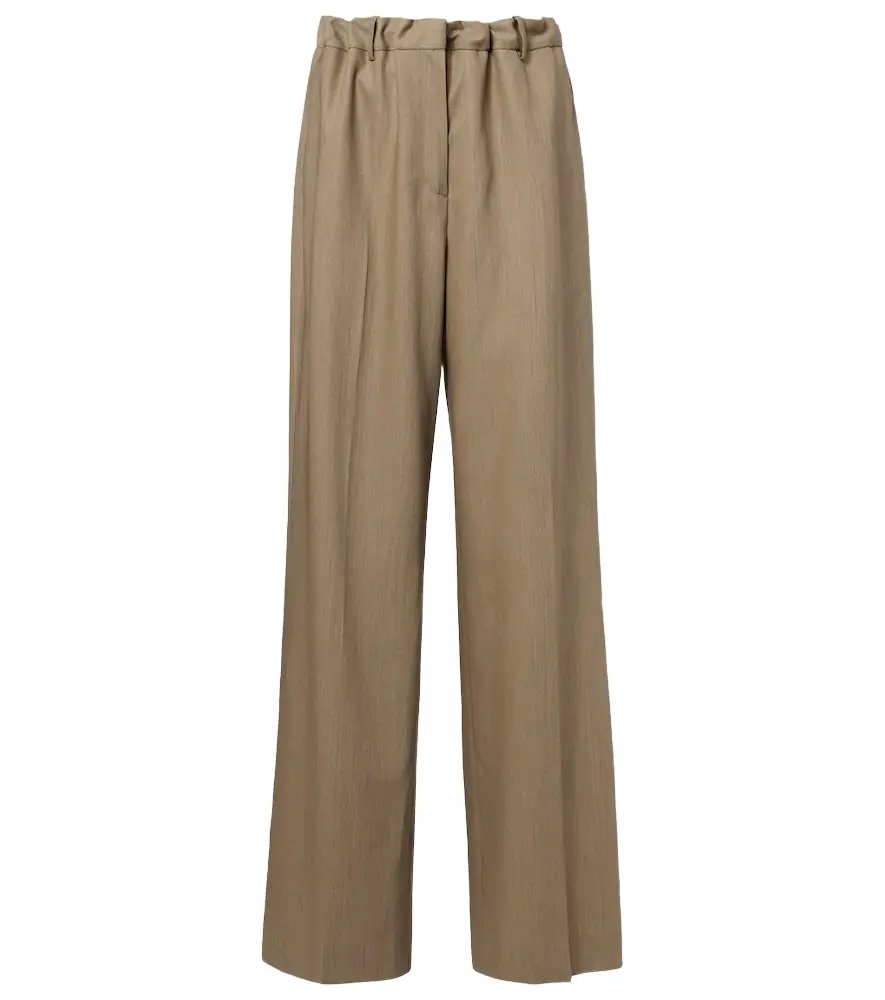 Fernanda wool-blend wide-leg pants Fernanda wool-blend wide-leg pants