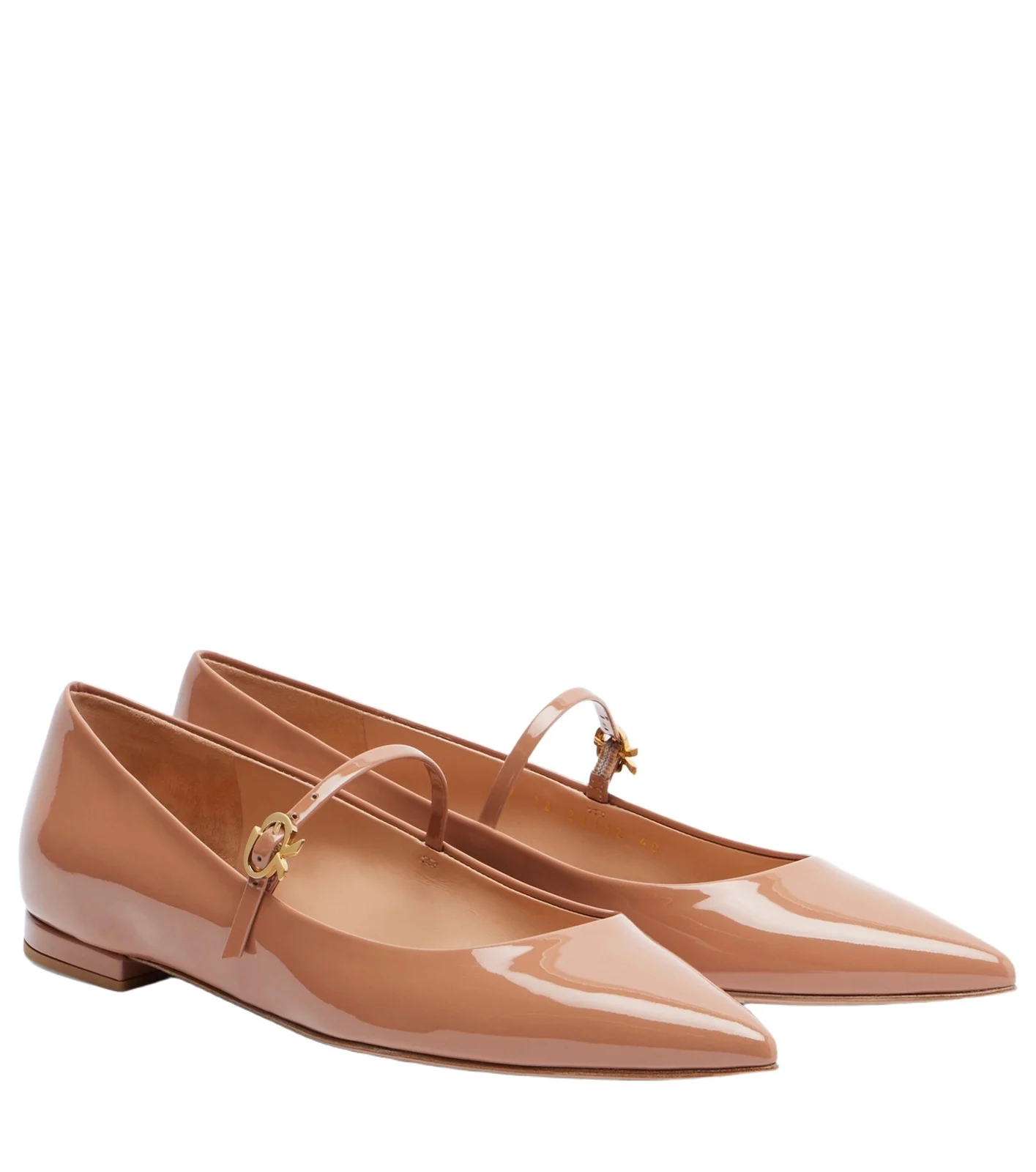 Gianvito Rossi Patent leather Mary Jane flats