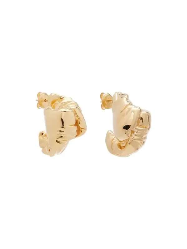 18kt gold-plated sterling silver earrings