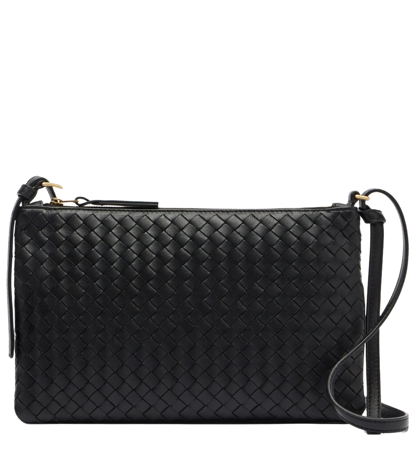 Piccolo Intrecciato Medium leather pouch