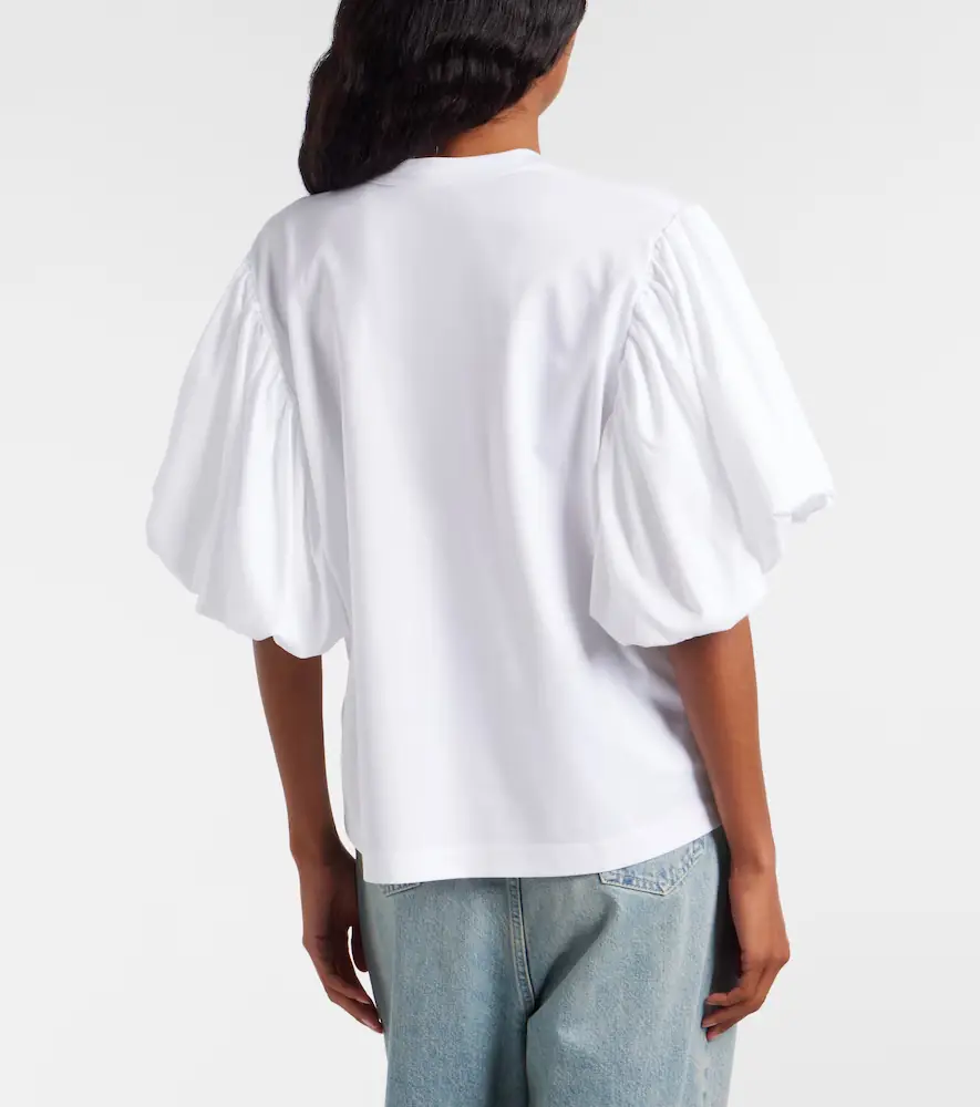NOIR KEI NINOMIYA Puff-sleeve cotton jersey T-shirt | Thumbnail 4
