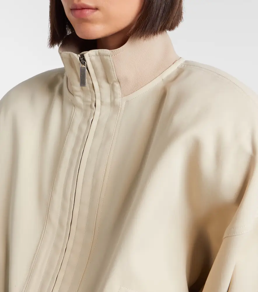 Gucci Cotton poplin bomber jacket | Thumbnail 3 Gucci Cotton poplin bomber jacket | Thumbnail 3