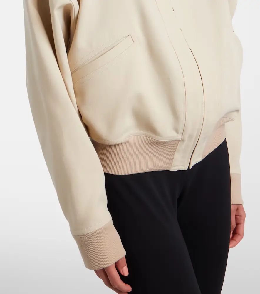 Gucci Cotton poplin bomber jacket | Thumbnail 4 Gucci Cotton poplin bomber jacket | Thumbnail 4
