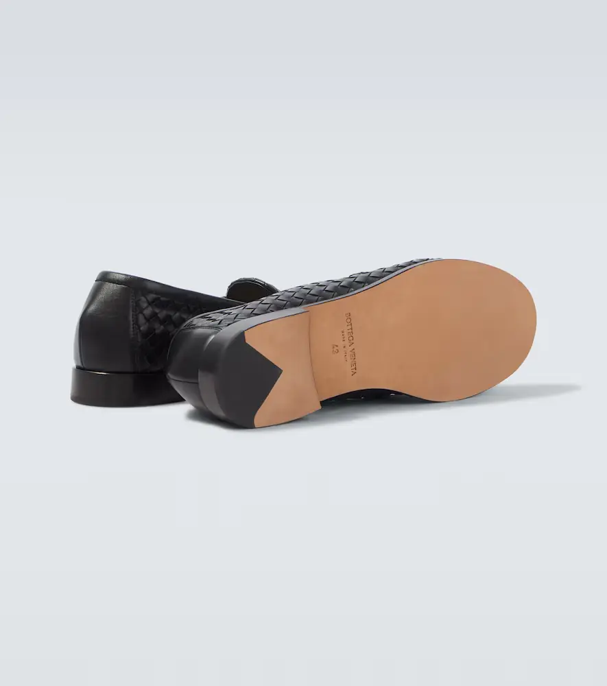Bottega Veneta Silenzio Intrecciato leather loafers | Thumbnail 4 Bottega Veneta Silenzio Intrecciato leather loafers | Thumbnail 4