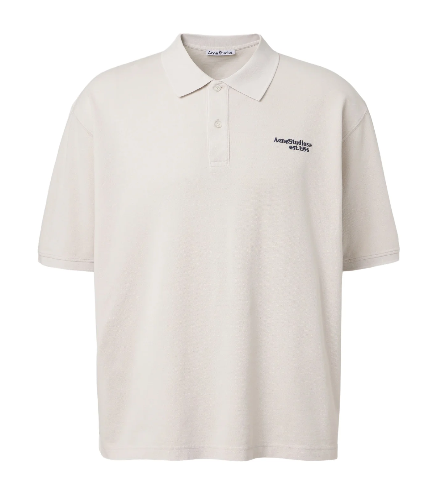 Distressed logo cotton polo shirt Distressed logo cotton polo shirt