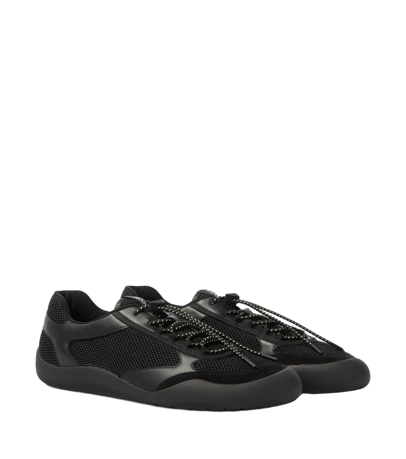 Prada Speedrock leather-trimmed sneakers