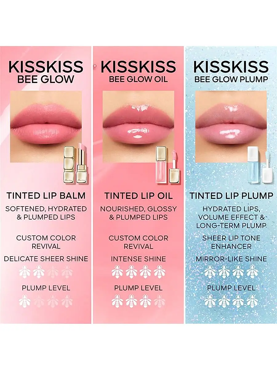Guerlain KissKiss Bee Glow Lip Plump | Thumbnail 7 Guerlain KissKiss Bee Glow Lip Plump | Thumbnail 7