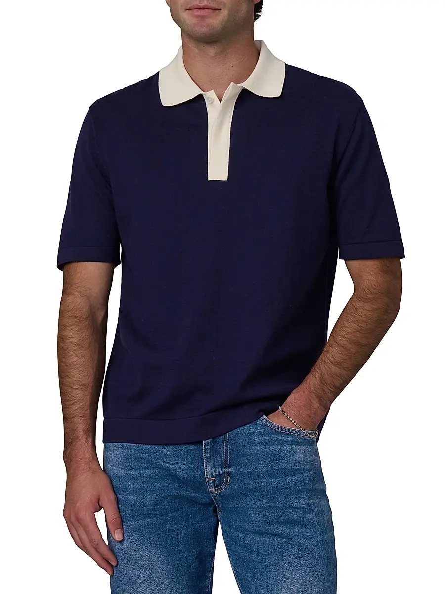 Joe's Jeans Men's Club Cotton Polo Shirt | Thumbnail 3 Joe's Jeans Men's Club Cotton Polo Shirt | Thumbnail 3