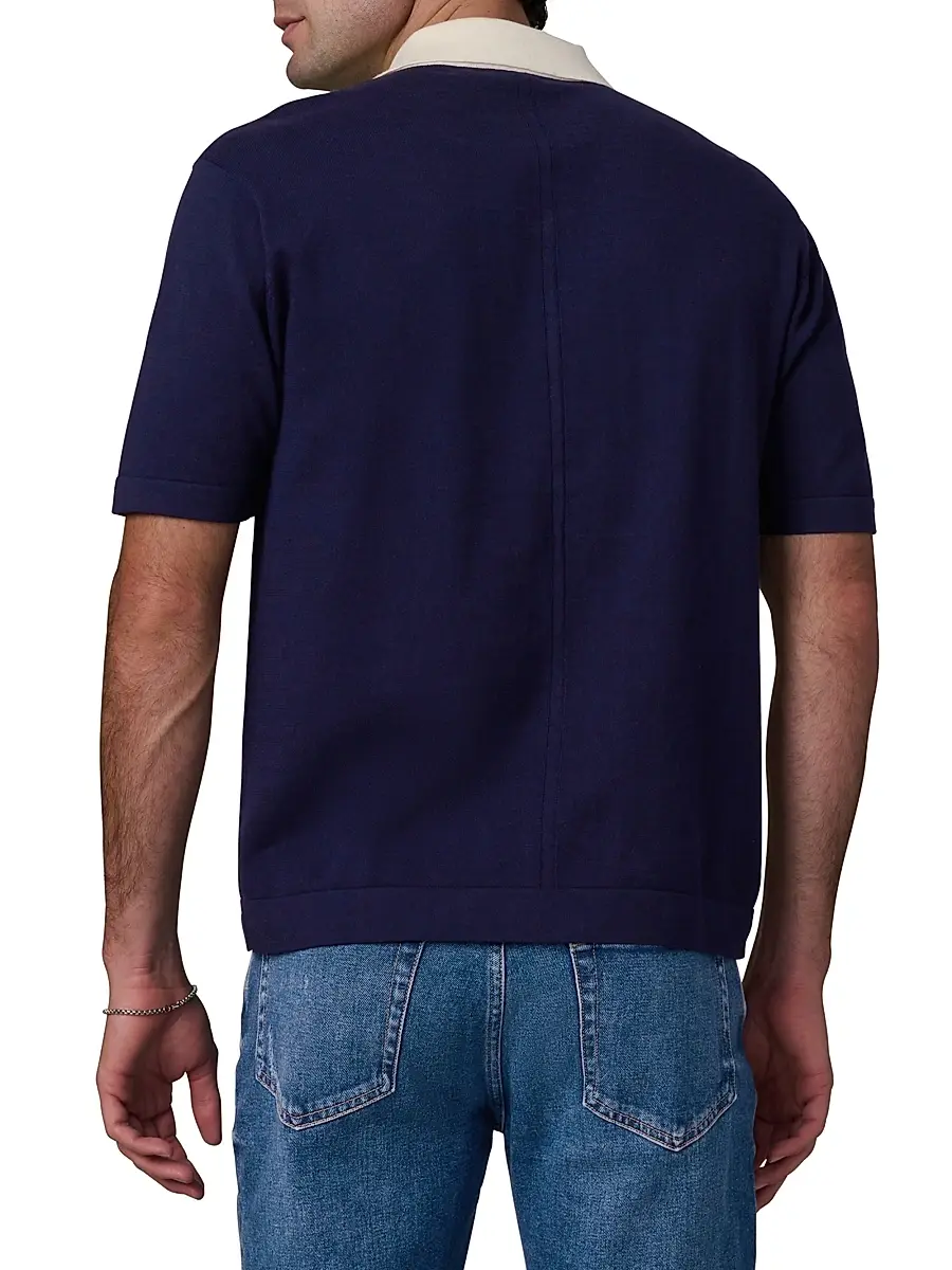 Joe's Jeans Men's Club Cotton Polo Shirt | Thumbnail 5 Joe's Jeans Men's Club Cotton Polo Shirt | Thumbnail 5