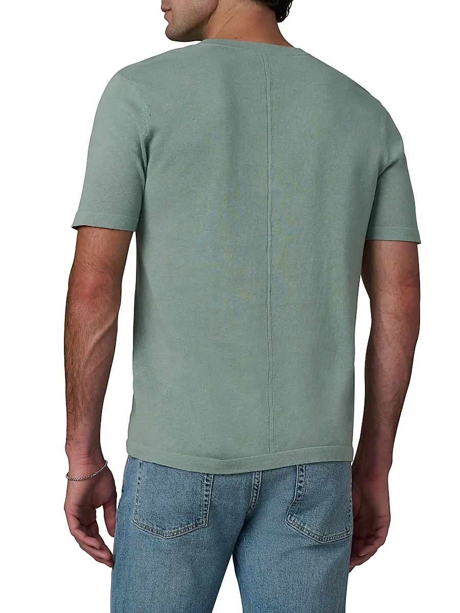 Joe's Jeans Men's Cotton-Linen Henley | Thumbnail 5 Joe's Jeans Men's Cotton-Linen Henley | Thumbnail 5