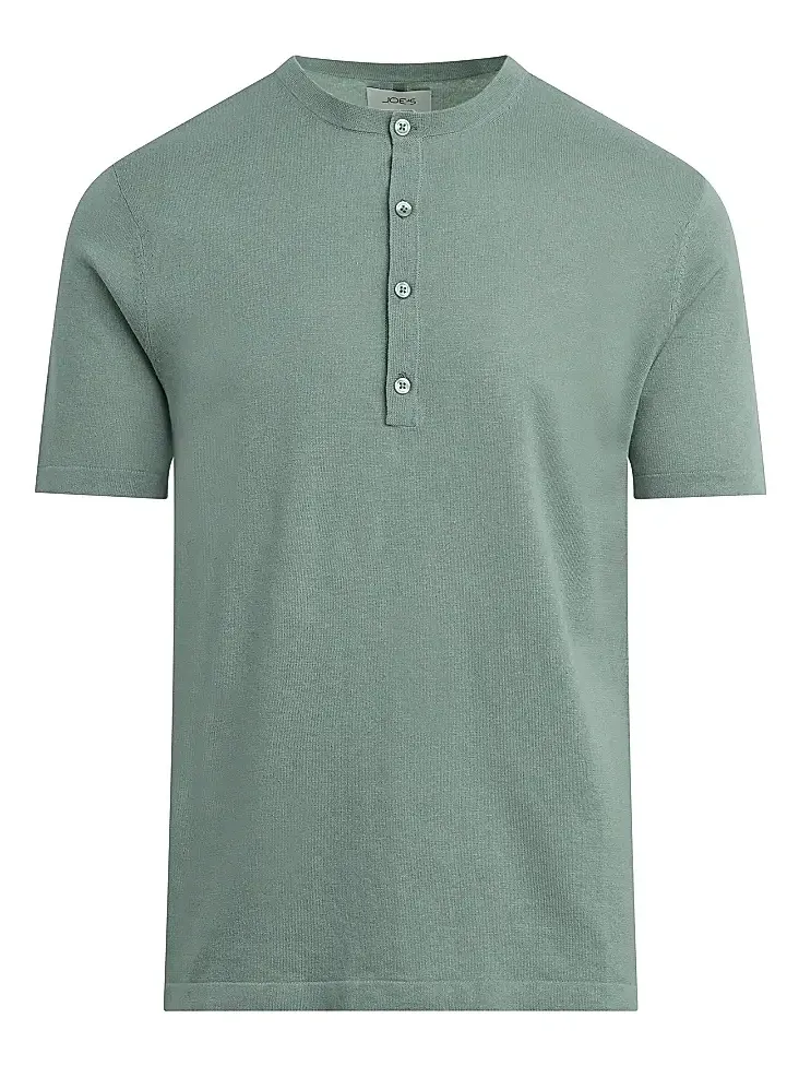 Men's Cotton-Linen Henley Men's Cotton-Linen Henley