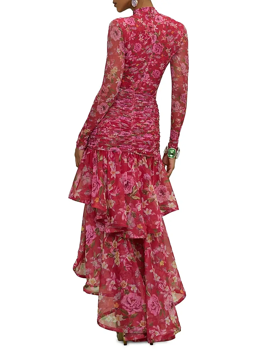 PatBo Women's Peony Floral Body-Con Midi-Skirt | Thumbnail 3 PatBo Women's Peony Floral Body-Con Midi-Skirt | Thumbnail 3