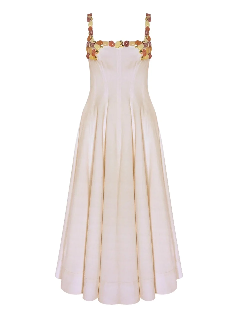 Women's Gabriela Beaded Fit-&-Flare Midi-Dress