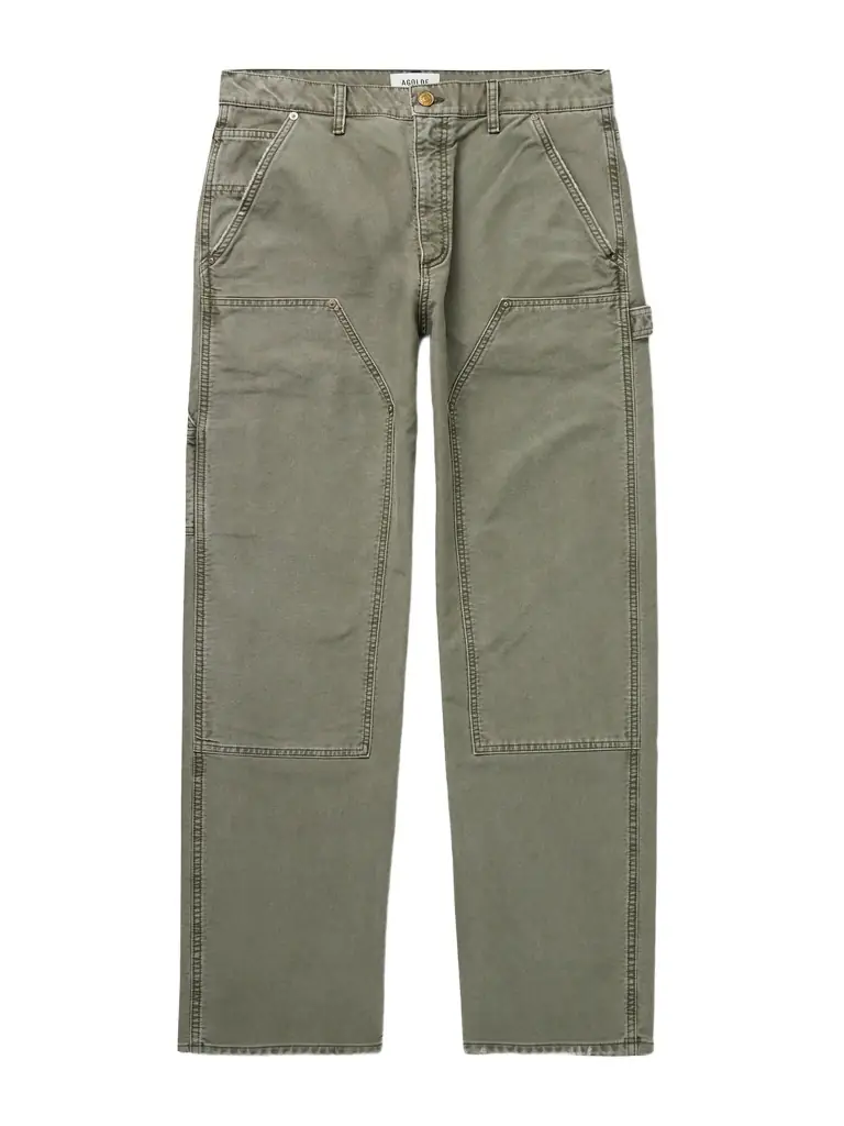 AGOLDE Layton Straight-Leg Cotton-Canvas Trousers | Image 1 AGOLDE Layton Straight-Leg Cotton-Canvas Trousers | Image 1