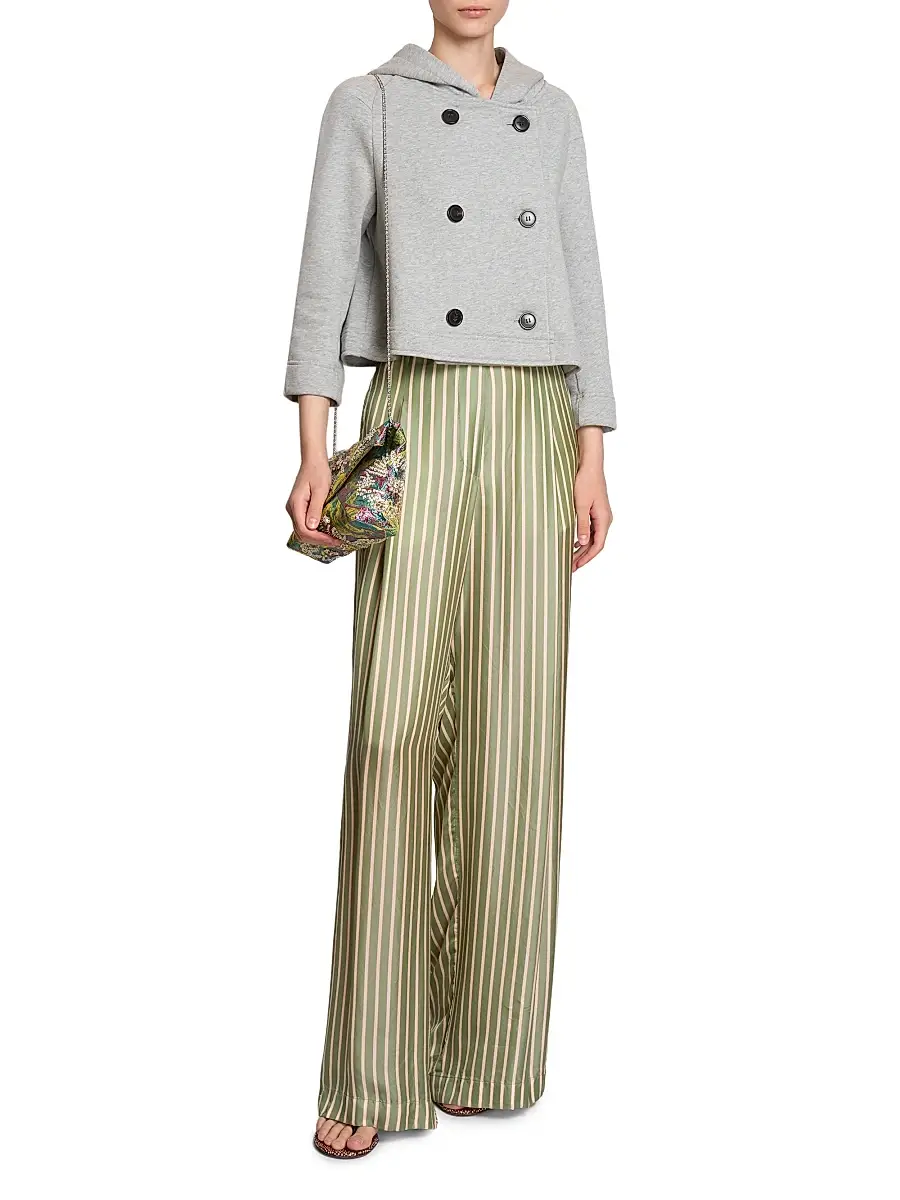 Dries Van Noten Women's Havipa Cotton Jersey Crop Jacket | Thumbnail 2 Dries Van Noten Women's Havipa Cotton Jersey Crop Jacket | Thumbnail 2