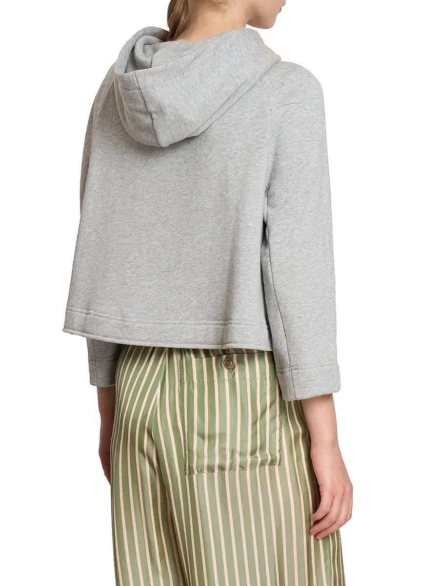 Dries Van Noten Women's Havipa Cotton Jersey Crop Jacket | Thumbnail 5 Dries Van Noten Women's Havipa Cotton Jersey Crop Jacket | Thumbnail 5