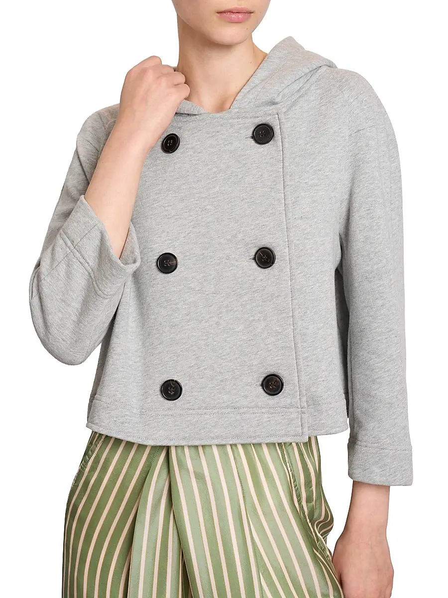 Dries Van Noten Women's Havipa Cotton Jersey Crop Jacket | Thumbnail 6 Dries Van Noten Women's Havipa Cotton Jersey Crop Jacket | Thumbnail 6