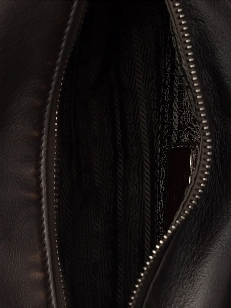 Prada Men's Distressed Nappa Leather Shoulder Bag | Thumbnail 5