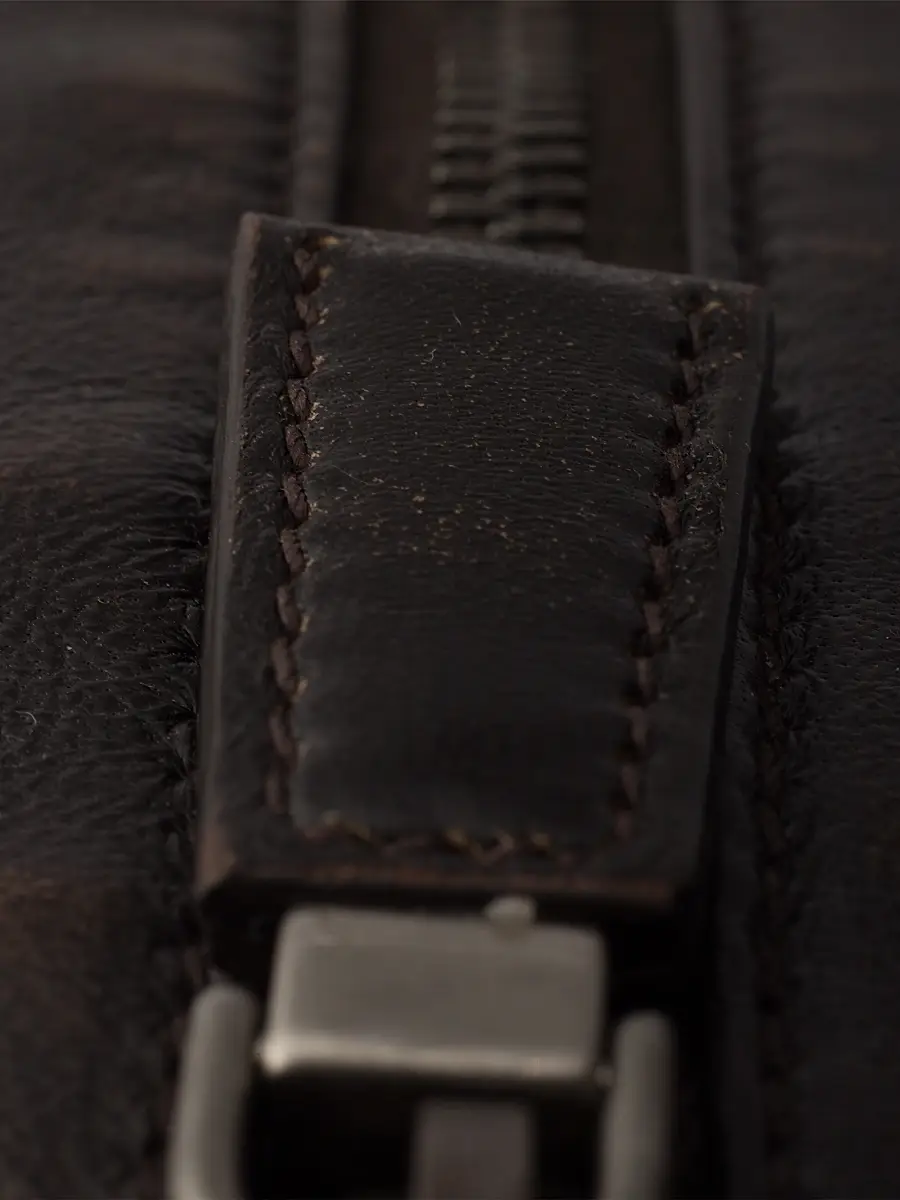Prada Men's Distressed Nappa Leather Shoulder Bag | Thumbnail 6