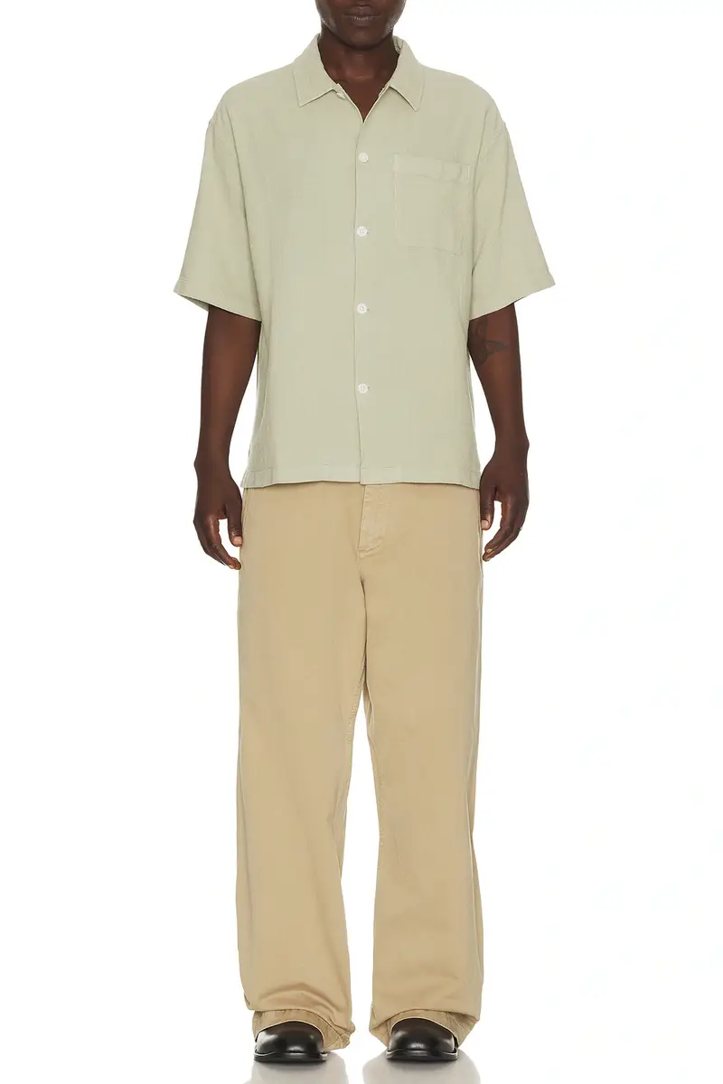 Frame Open Weave Short Sleeve Shirt | Thumbnail 3