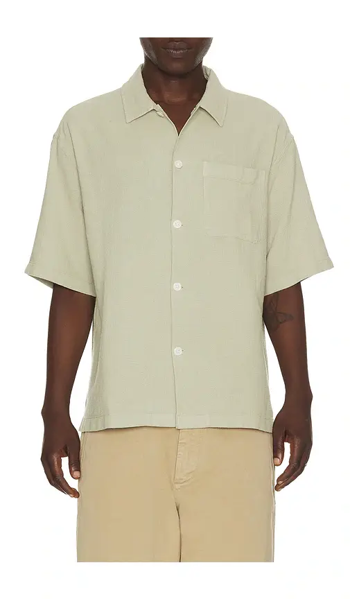 Frame Open Weave Short Sleeve Shirt | Thumbnail 5