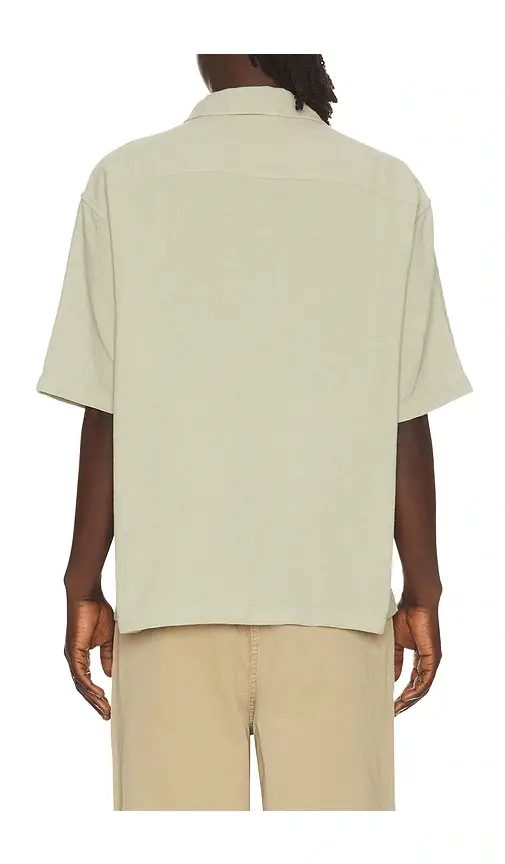 Frame Open Weave Short Sleeve Shirt | Thumbnail 6