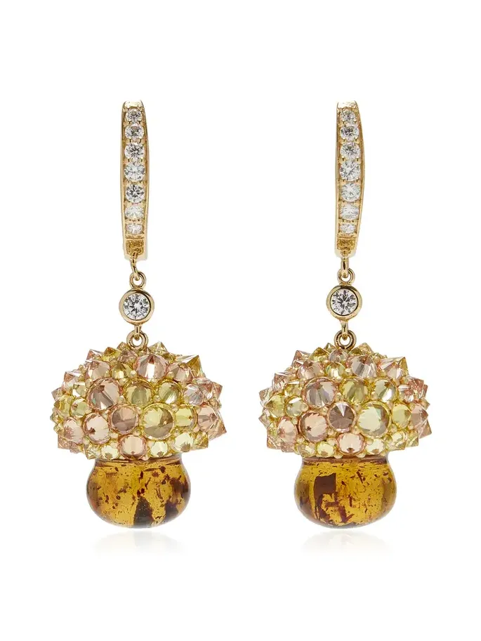 Amber Virosa Earrings