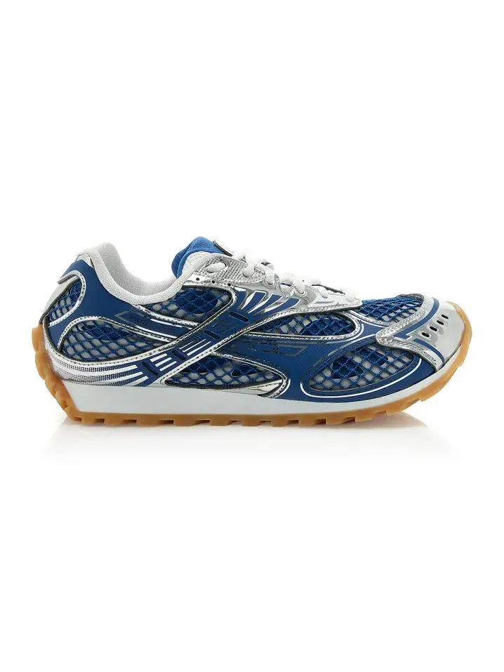 Bottega Veneta Orbit Metallic Mesh Sneakers
