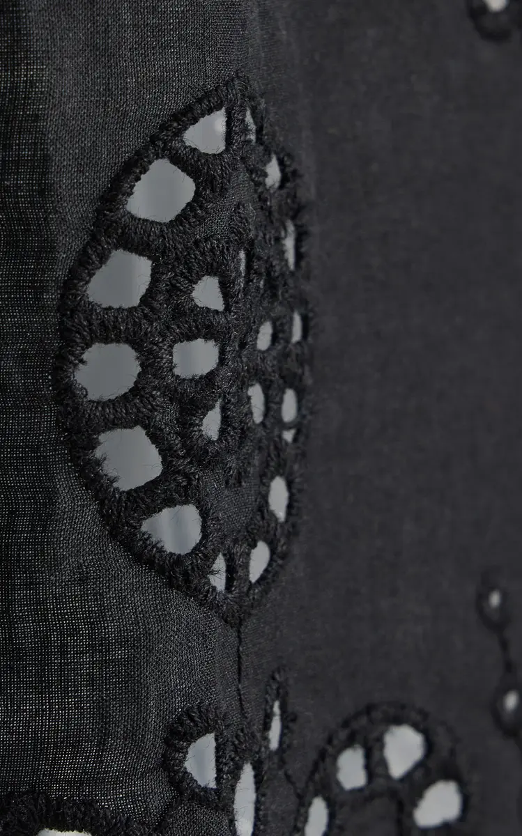 Matteau Broderie Anglise Cotton Tie Mini Dress | Thumbnail 5 Matteau Broderie Anglise Cotton Tie Mini Dress | Thumbnail 5