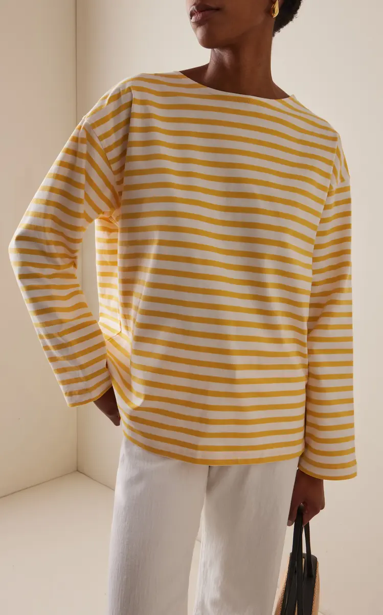 Matteau Exclusive Breton Striped Cotton T-Shirt | Thumbnail 3 Matteau Exclusive Breton Striped Cotton T-Shirt | Thumbnail 3