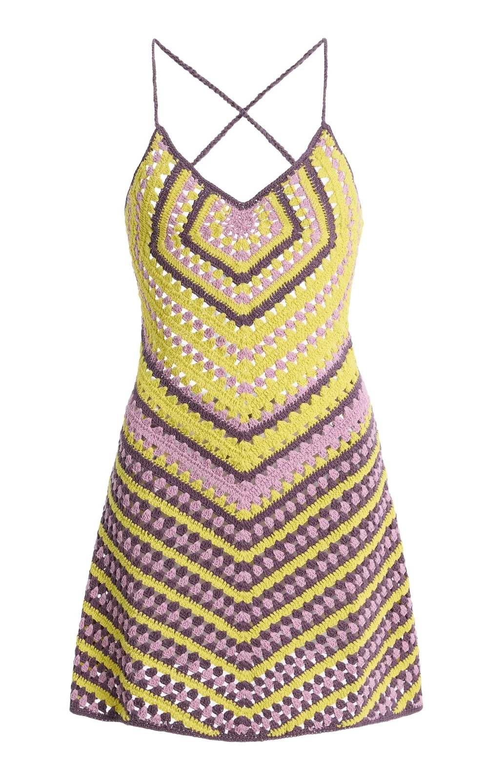 Exclusive Multicolored Cotton Mini Dress Exclusive Multicolored Cotton Mini Dress