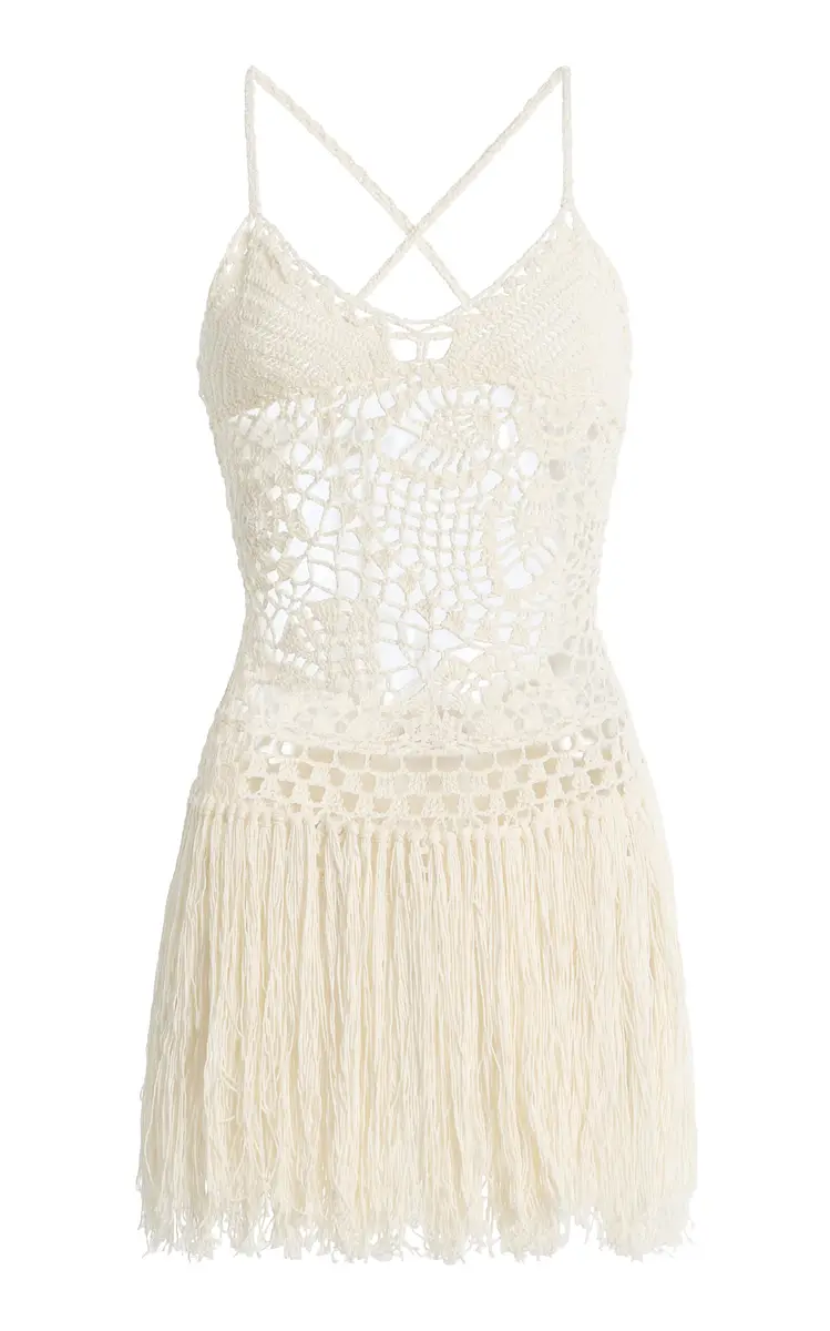 Akoia Swim Akoia Crochet Cotton Mini Dress | Image 1 Akoia Swim Akoia Crochet Cotton Mini Dress | Image 1