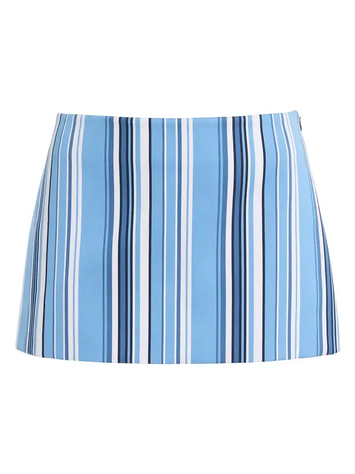 Hera Cotton-Blend Mini Skirt