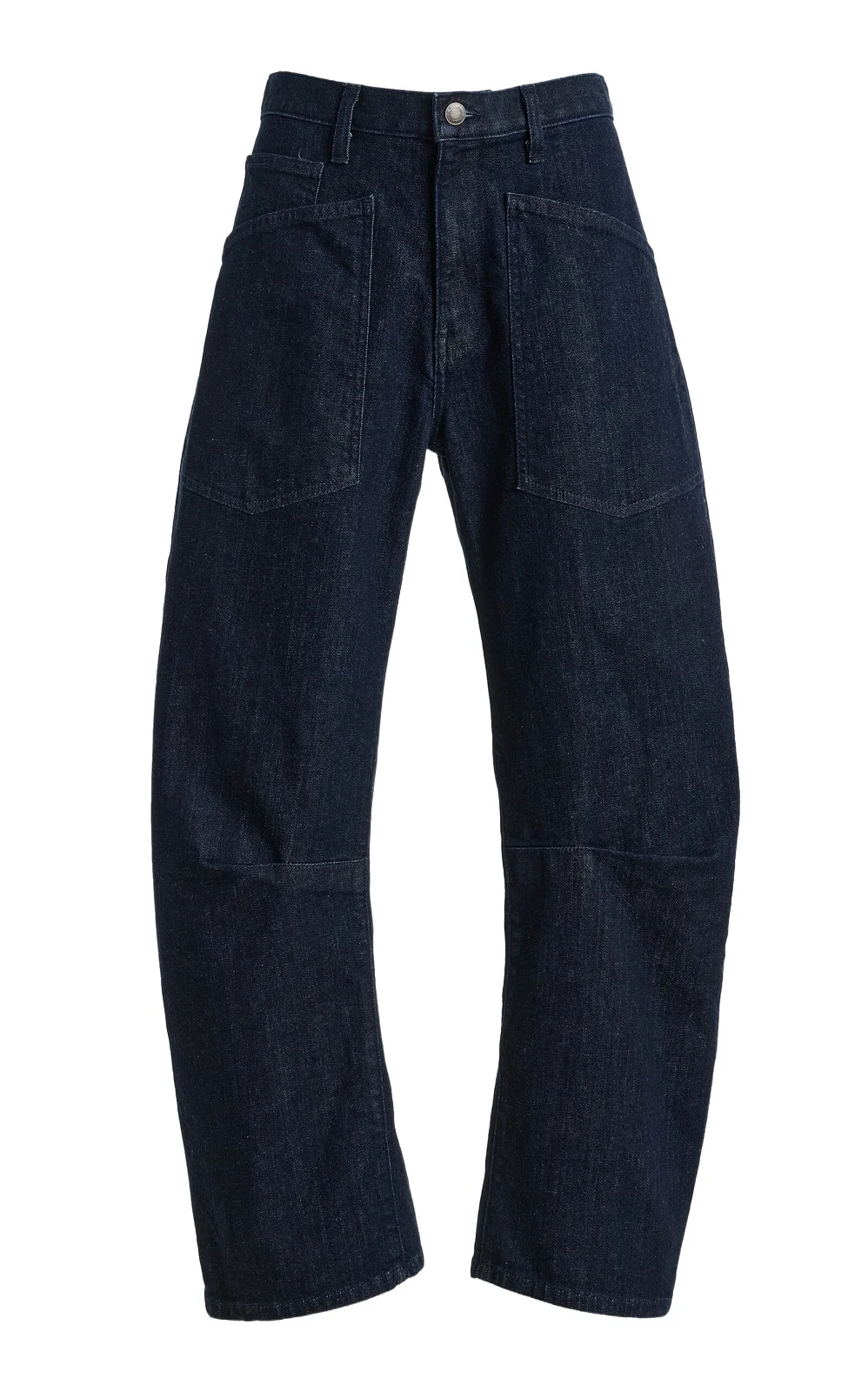 Shon Rigid Mid-Rise Wide-Leg Jeans Shon Rigid Mid-Rise Wide-Leg Jeans