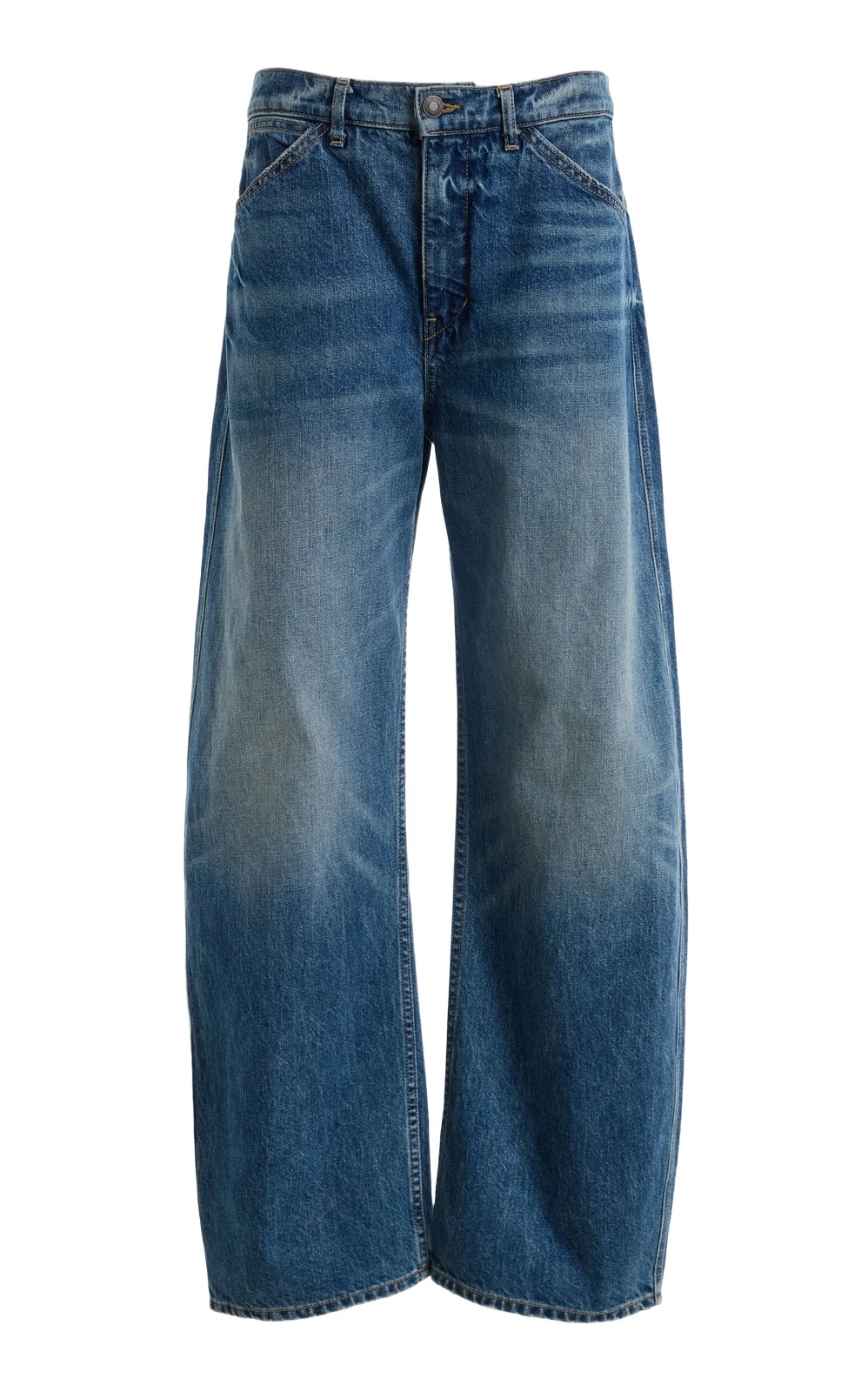 Tribeca Stretch Mid-Rise Barrel-Leg Jeans Tribeca Stretch Mid-Rise Barrel-Leg Jeans