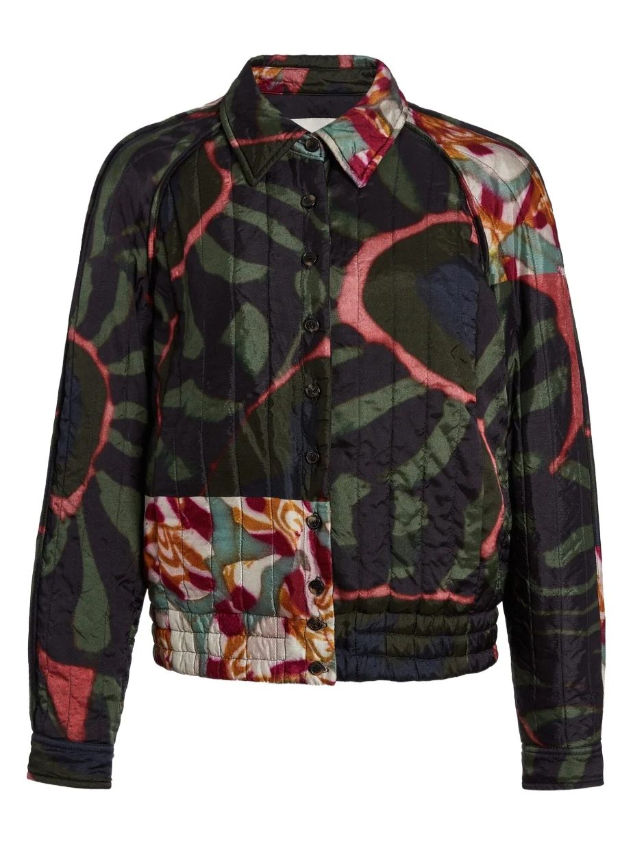 Dries Van Noten Valoria Twill Bomber Jacket