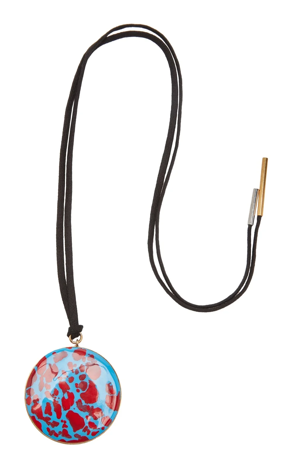 Dries Van Noten Enamel Pendant Necklace