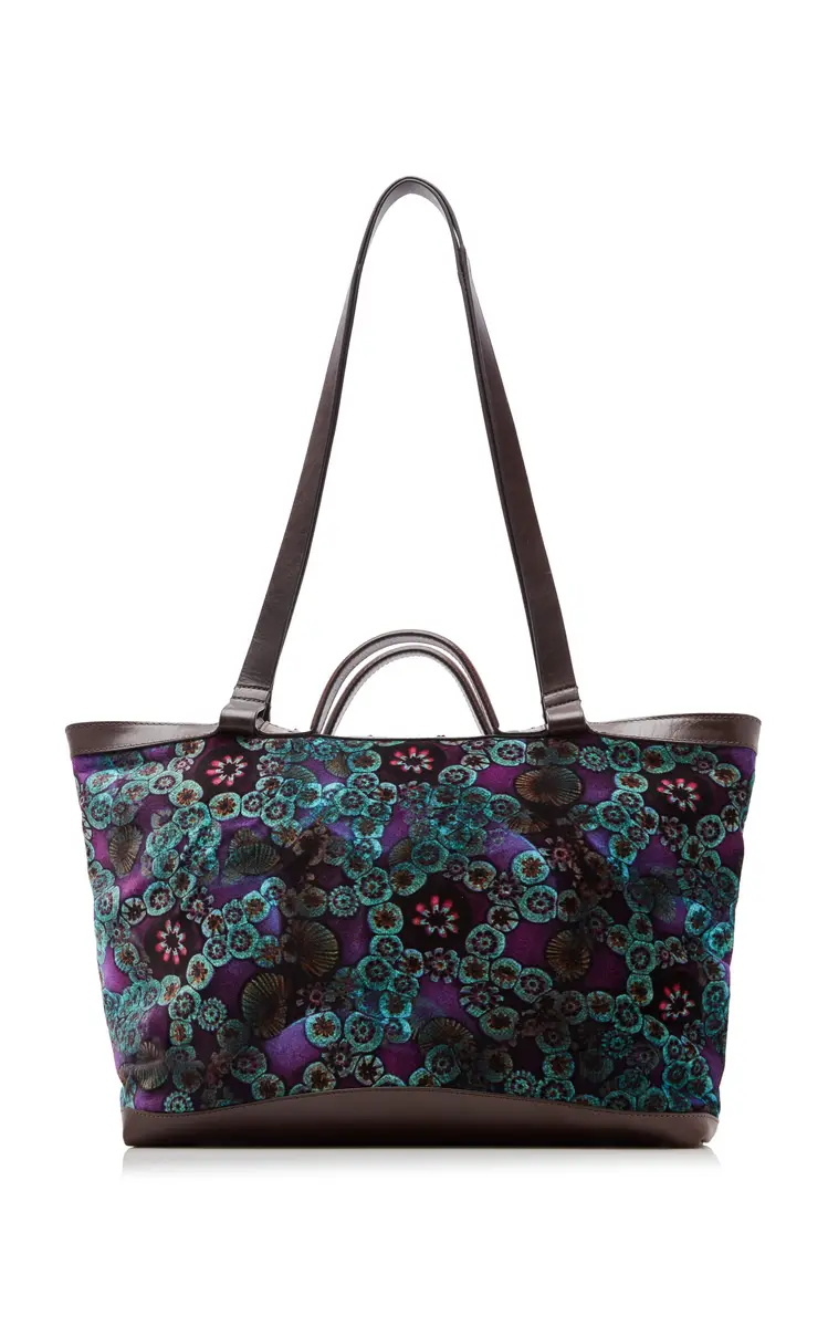 Dries Van Noten Carter Embroidered Tote Bag | Thumbnail 3 Dries Van Noten Carter Embroidered Tote Bag | Thumbnail 3