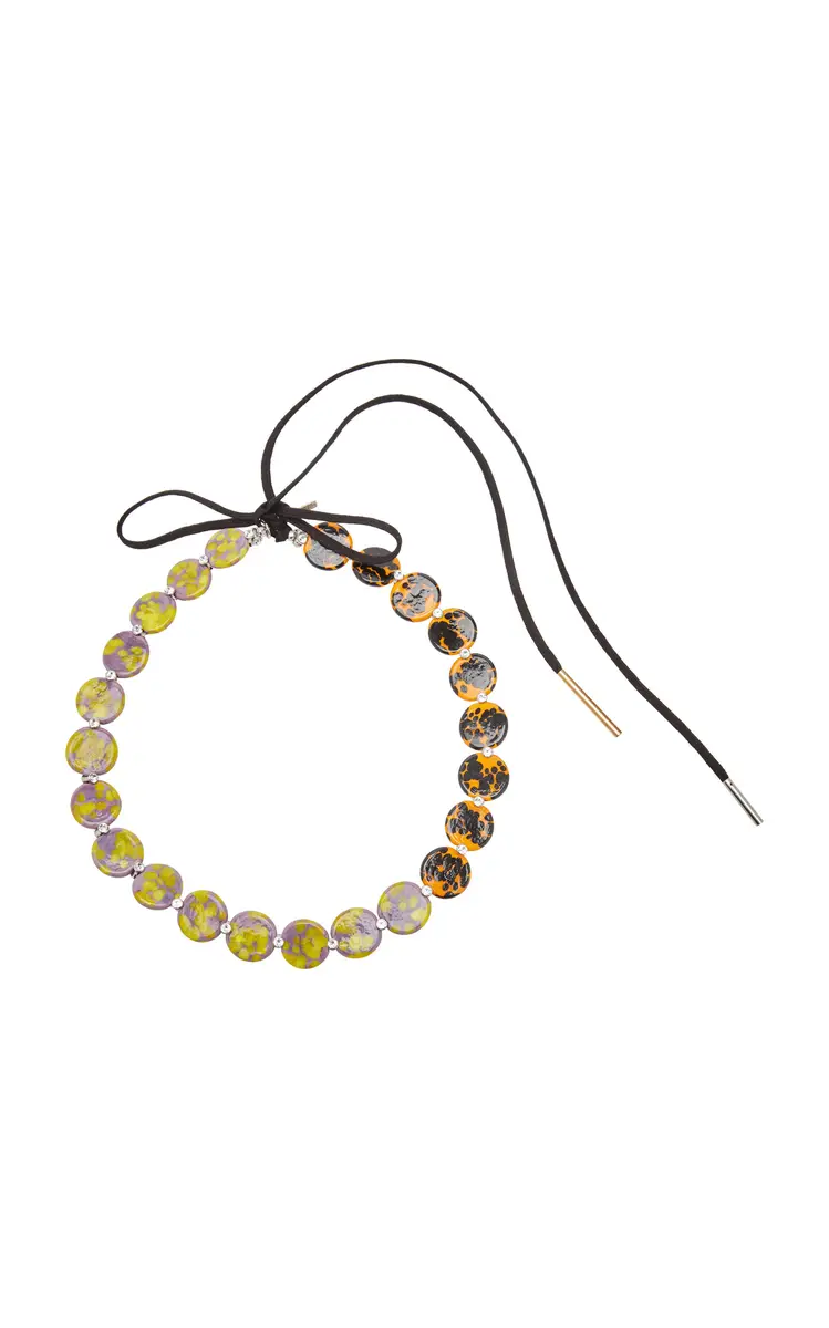 Dries Van Noten Patterned Glass Necklace