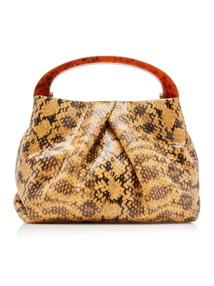 Dries Van Noten Crisp Small Leather Handbag