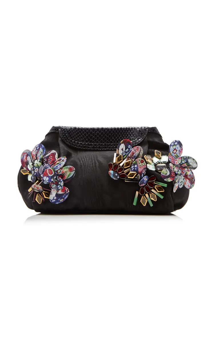 Dries Van Noten Blossom Embellished Jacquard Clutch | Thumbnail 7 Dries Van Noten Blossom Embellished Jacquard Clutch | Thumbnail 7