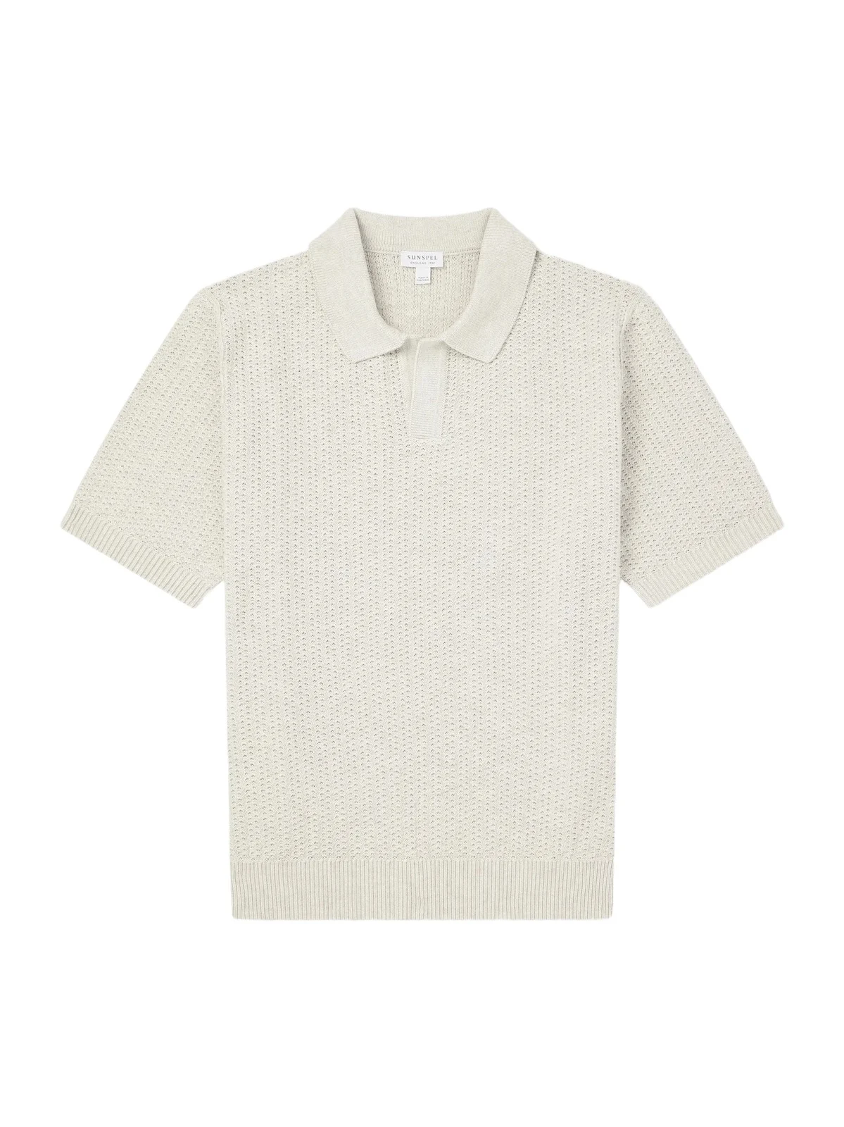 Vintage Cotton-Mesh Polo Shirt - Men