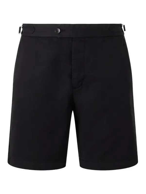 Straight-Leg Cotton And Linen-Blend Bermuda Shorts - Men Straight-Leg Cotton And Linen-Blend Bermuda Shorts - Men