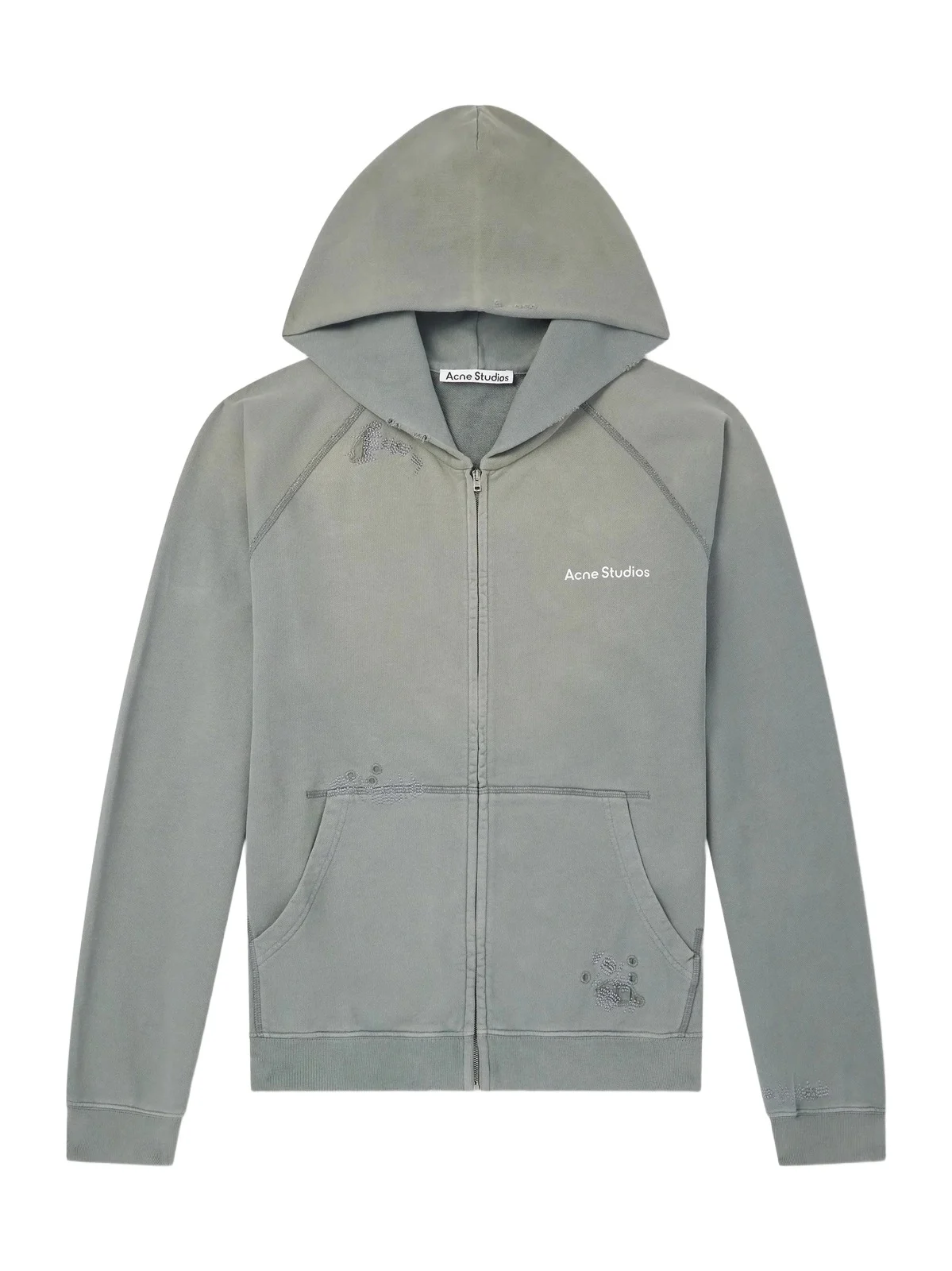 Fupiter Logo-Print Embroidered Cotton-Jersey Hoodie - Men