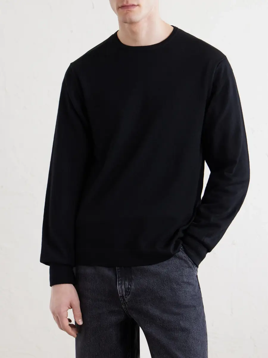 OFFICINE GÉNÉRALE Nina Merino Wool Sweater - Men | Thumbnail 3 OFFICINE GÉNÉRALE Nina Merino Wool Sweater - Men | Thumbnail 3