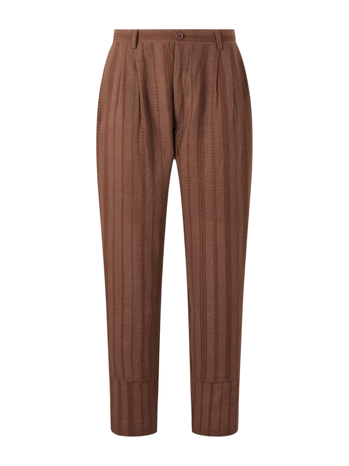 Kardo Antonio Straight-Leg Striped Cotton-Canvas Trousers - Men