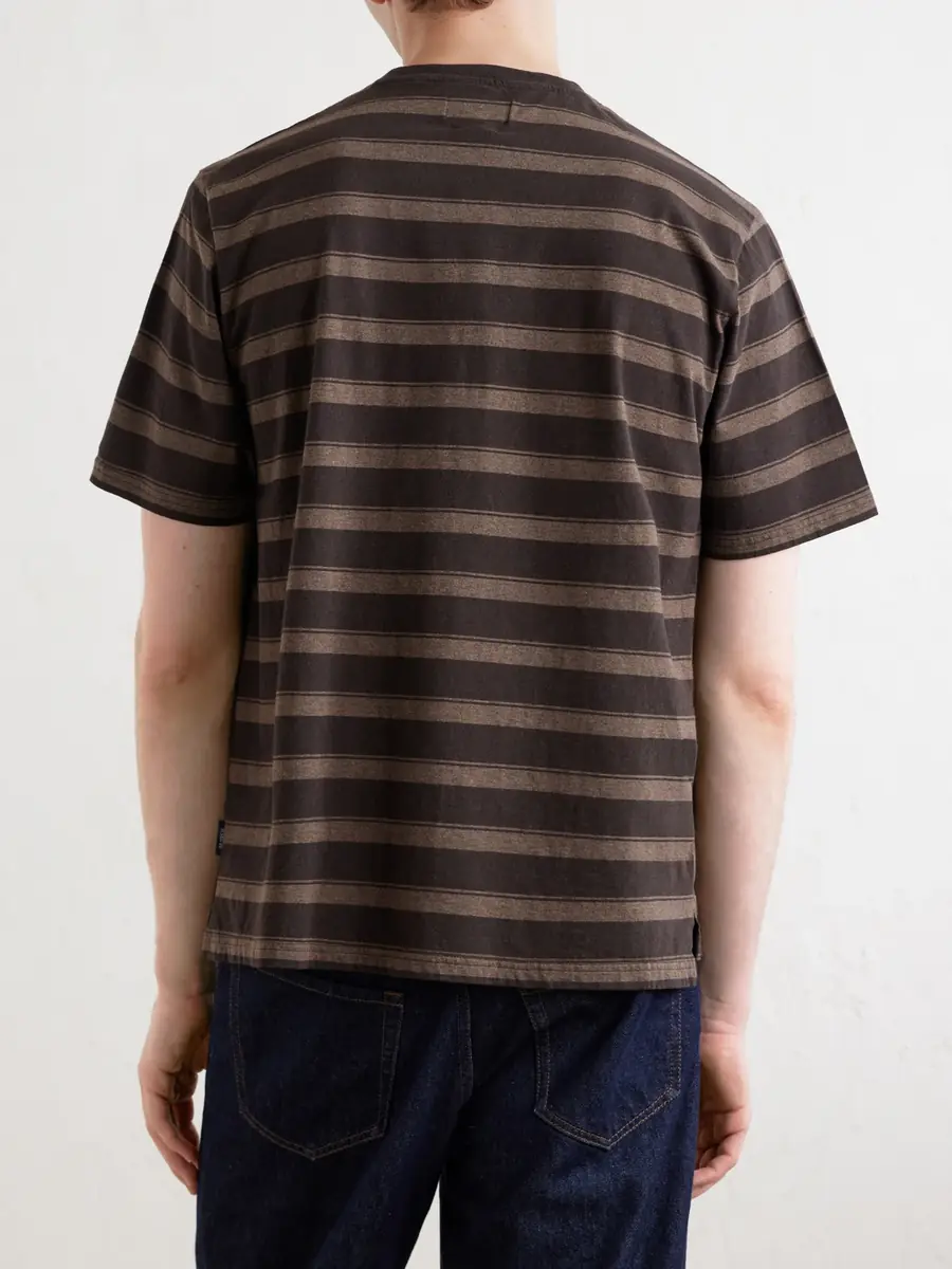 Oliver Spencer Judd Striped Organic Cotton T-Shirt - Men | Thumbnail 4 Oliver Spencer Judd Striped Organic Cotton T-Shirt - Men | Thumbnail 4