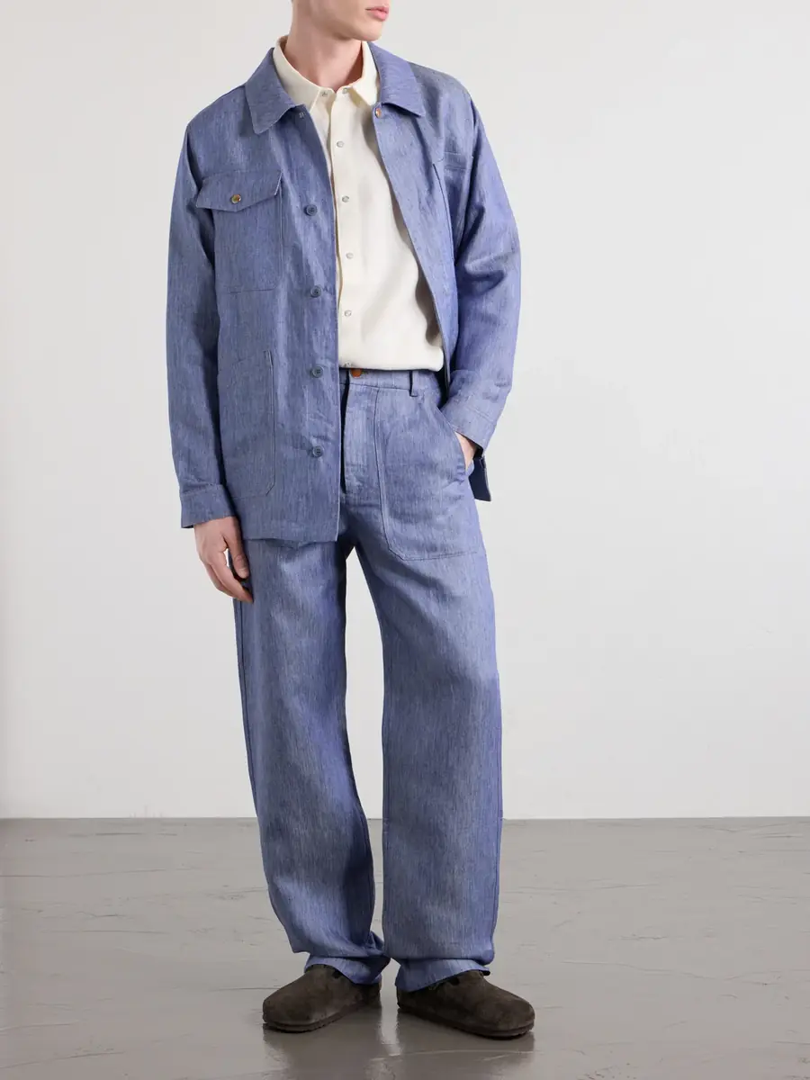 God’s True Cashmere Wide-Leg Linen Trousers - Men | Thumbnail 2 God’s True Cashmere Wide-Leg Linen Trousers - Men | Thumbnail 2