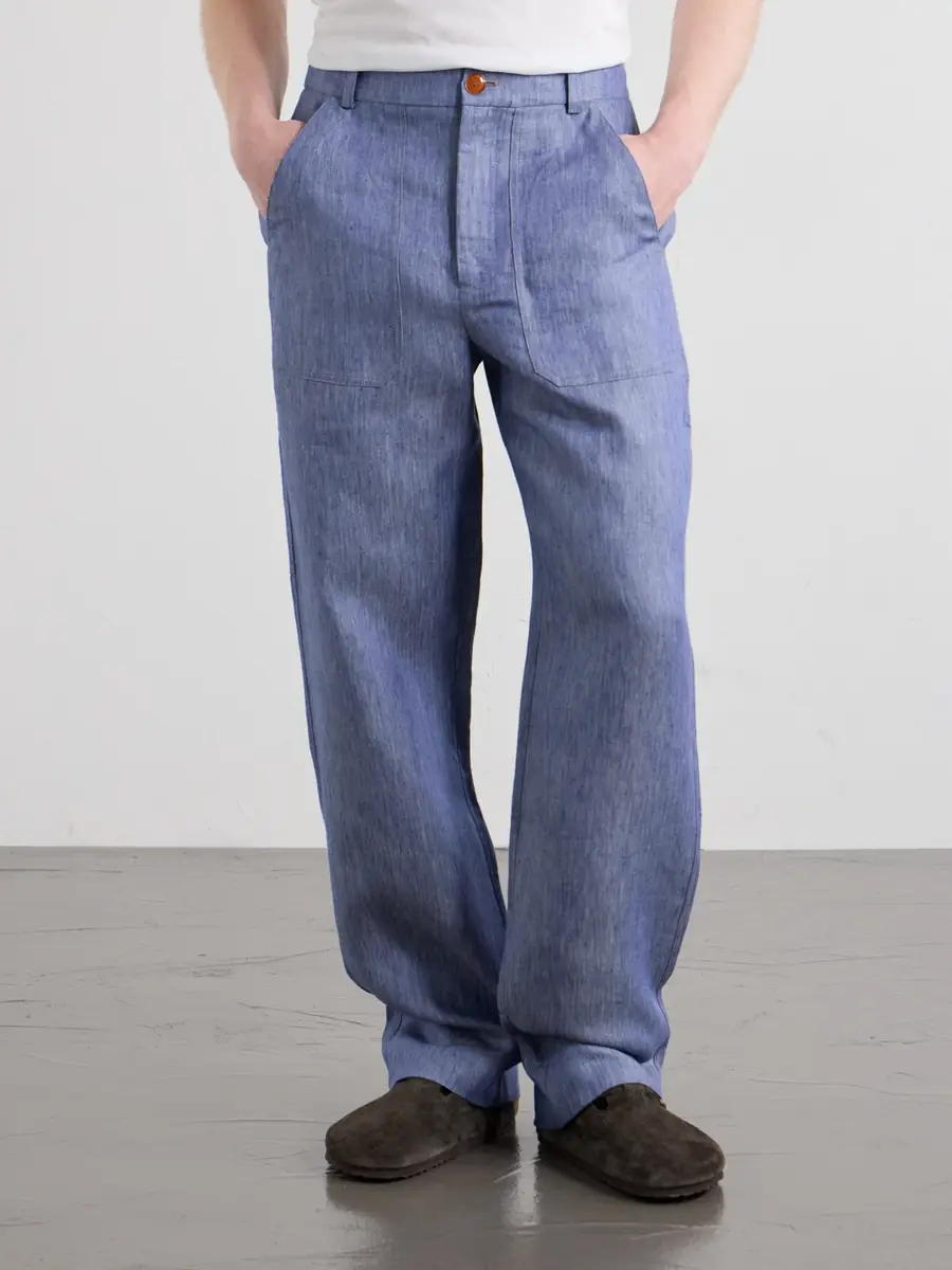 God’s True Cashmere Wide-Leg Linen Trousers - Men | Thumbnail 3 God’s True Cashmere Wide-Leg Linen Trousers - Men | Thumbnail 3